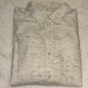 White Heather Short Sleeve Button Down